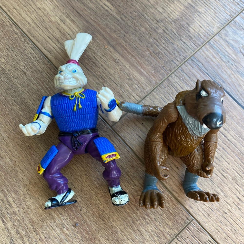 1989 Vintage Ninja Turtle Figurines